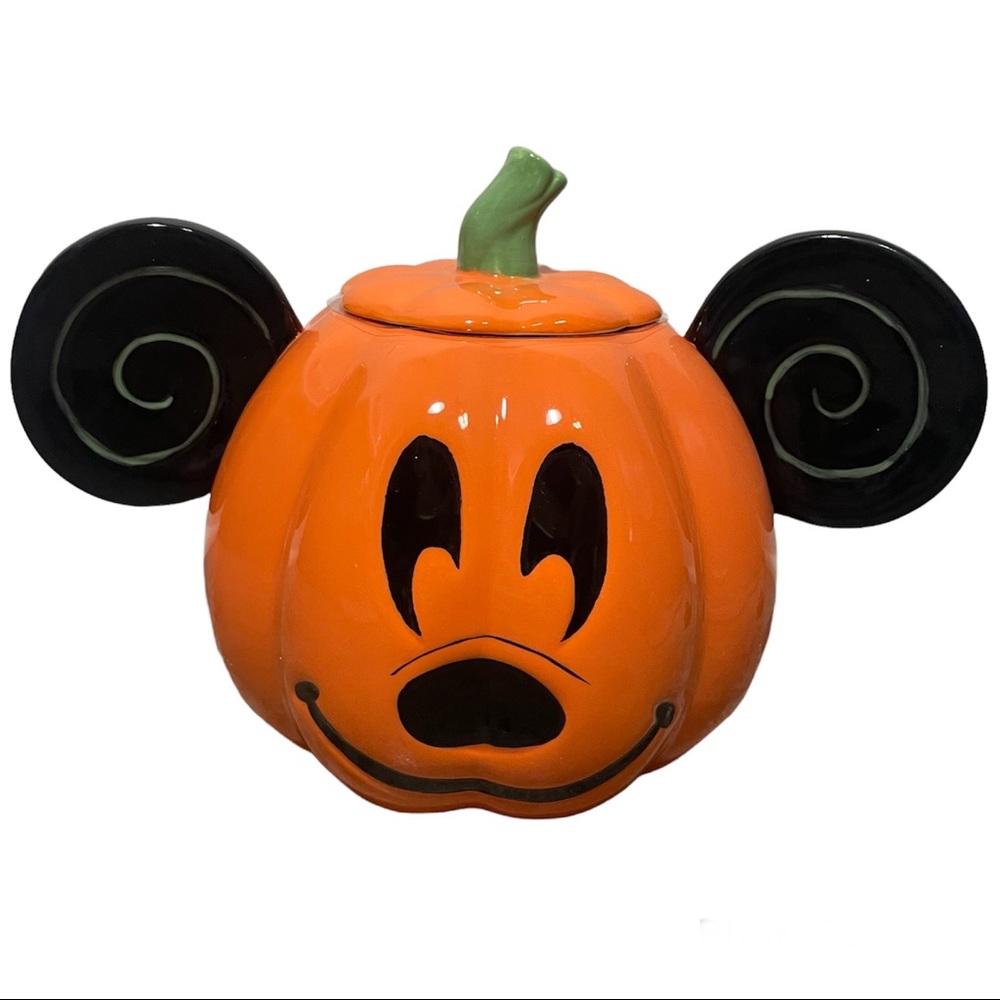 Disney Mickey Mouse Pumpkin Cookie Jar